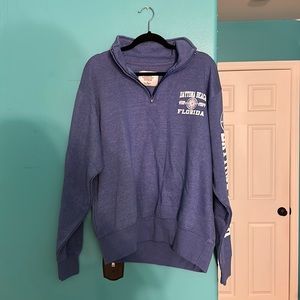 half zip sweatshirt